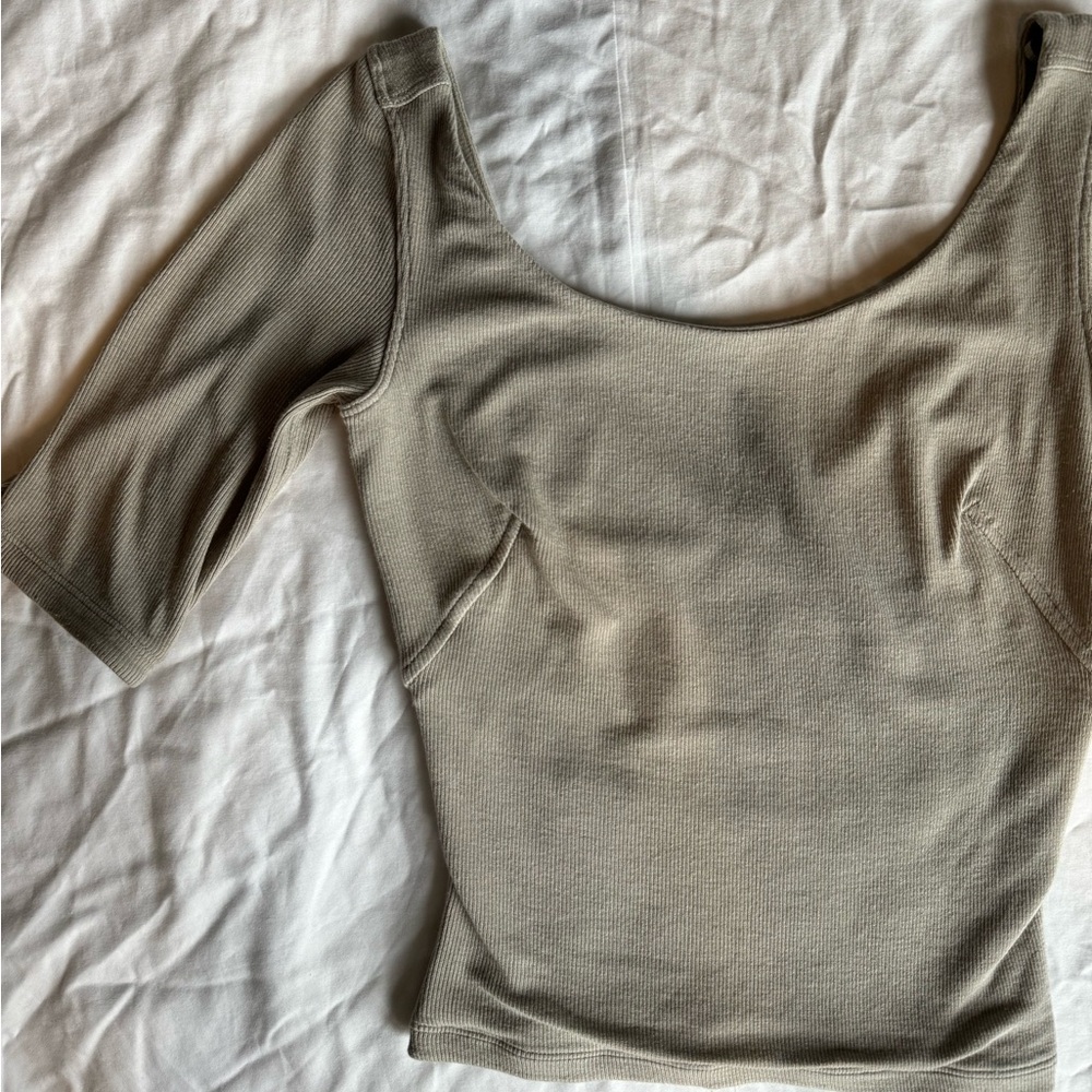 Lululemon micro modal half sleeve tee